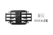 Väggfäste, AV-Möbel - Nedis TVWM6551BK bracket - full-motion - for TV - black - Max 70 kg - recommended for 80" - TVWM6551BK
