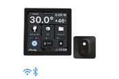 Smarta Hem - Shelly Wall Display Black + BLU H&T Black - Wifi-pekskärm - Shelly_WallD_BLU_HT_Black