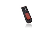USB-minne - A-Data Classic Series C008 Capless - Svart - 64GB - USB-minne - AC008-64G-RKD