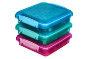 Andra köksapparater - Sistema Pack 450ml Sandwich Box3 Pack Lunch Coloured - 41647