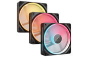 Chassi fläkt - Corsair iCUE LINK LX120-R 3-pack - Chassi fläkt - 120mm - Svart med RGB LED - 37 dBA - CO-9051050-WW