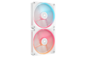 Chassi fläkt - Corsair iCUE LINK LX140-R 2-pack - Chassi fläkt - 140mm - Vit med RGB-ljus - 37 dBA - CO-9051056-WW