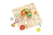 Babyleksaker - Classic World Wooden Shape Puzzle Pizza 22 pcs. - 40066