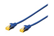 Nätverkskabel - DIGITUS Professional patch cable - 25 cm - blue - Blå - 0.25m - DK-1644-A-0025/B