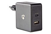 Mobile - Adapters & Chargers - Nedis power adapter - USB 24 pin USB-C - 45 Watt - WCPD45W100BK