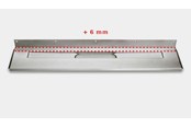 Dräneringsprodukter - Unidrain Drain unit 1004 1200 mm Back flange - Extra deep + 12 mm - 1004.1001