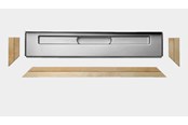 Dräneringsprodukter - Unidrain Mounting set for wood line drain 22 mm 1200 mm - 1804.1222