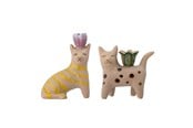 Decoration - Bloomingville - Set of 2 - Mamie Cat Candlestick (82058194) - 82058194