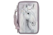 Skoltillbehör - Depesche Miss Melody Triple Pencil Case FANTASY HORSES - 0413126