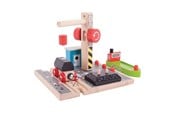 Träleksaker - Bigjigs Wooden Rails - Coal Charging Station - BJT257