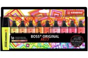 Skriv- och ritverktyg - STABILO ARTY BOSS set of 10 warm colors - 200993