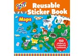 Kreativa spel - Galt Reusable Sticker Book - Maps - 55-1005287