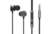 Hörlurar / Headset - Joyroom Wired Earphones JR-EW03 Half in Ear (Dark Grey) - JR-EW03 Dark Gray
