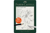 Skriv- och ritverktyg - Faber-Castell Set Pitt Graphite Matt tin of 11 - 115220