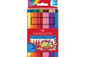 Skriv- och ritverktyg - Faber-Castell Fibre-tip pens Grip Colour Marker set 20 - 155320
