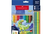Skriv- och ritverktyg - Faber-Castell CP Colour Grip dinosaurus 18+6 - 201546
