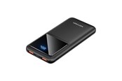 PowerBank - Vention Powerbank FHKB0 10000mAh Micro-USB USB-C 2xUSB-A 22.5W (black) PowerBank - Svart - 10000 mAh - FHKB0
