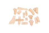 Träleksaker - Bigjigs Wooden Rails Expansion Set 25 pcs. - BJT052