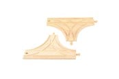 Träleksaker - Bigjigs Wooden Rails - T-junction 2 pcs. - BJT108