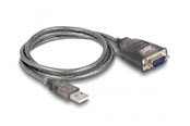 Nätverkskort (adaptrar osv.) - DeLOCK Adapter USB 2.0 Type-A to 1 x Serial RS-232 D-Sub 9 pin male - 61400