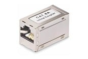 Nätverkskabel - StarTech.com Shielded RJ45 Coupler Inline Cat6a Coupler F/F - network coupler - silver - Silver - IN-CAT6A-COUPLER-S1