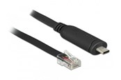 Nätverkskort (adaptrar osv.) - DeLOCK Serial Adapter - USB-C - RS-232 x 1 - 63912