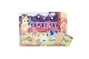 Pusselspel - Bluey wooden puzzle with knob - 18156