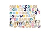 Leksaker - Bluey magnetic letters - 18155