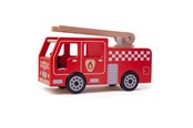 Träleksaker - Bigjigs Wooden Fire Truck - JT131