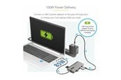 Dockning - StarTech.com USB-C Triple-Monitor Multiport Adapter - Triple 4K - 100W - 154B-USBC-MULTIPORT