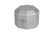 Gängade beslag - +GF+ end sleeve black 3'' - 770300111