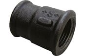 Gängade beslag - +GF+ form sleeve black 1 1/2 - 1/2'' sleeve-sleeve - 770240130