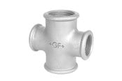 Gängade beslag - +GF+ cross galvanized 1-1/2'' - 770180216