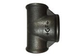 Gängade beslag - +GF+ tee 90° black reduced 1/2-1-1/2'' - 770130130