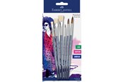 Hobby Tillbehör - Faber-Castell Brush round 3x and flat 3x on BC - 282891