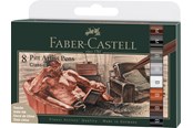 Skriv- och ritverktyg - Faber-Castell India ink Pitt Artist Pen Classical 8ct - 167172