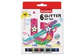 Kreativa spel - Bruynzeel Kids Glitter Felt Tip Pens 6 pcs. - 60126006