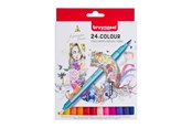 Kreativa spel - Bruynzeel Fineliner Brush Pens 24 pcs. - 60325024