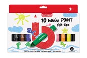 Kreativa spel - Bruynzeel Kids Mega Felt-tip Pens 10 pcs. - 60122002