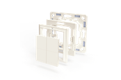 Smarta Hem - Shelly Wall Switch Adapter - Gira/Merten/Exxact - Shelly_B_A_WS_4_GM