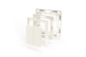 Smarta Hem - Shelly Wall Switch Adapter - Gira/Merten/Exxact - Shelly_B_A_WS_4_GM