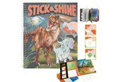 Kreativa spel - Dino World Colouring Book Stick & Shine - 412473
