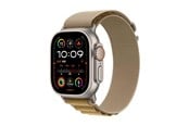 Pulsmätare & Stegräknare - Apple Watch Ultra 2 GPS + Cellular 49mm - Titanium Case with Tan Alpine Loop - Large - MX4H3DH/A