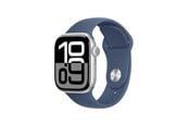 Pulsmätare & Stegräknare - Apple Watch Series 10 GPS 42mm - Silver Aluminium Case with Denim Sport Band - M/L - MWWC3QN/A