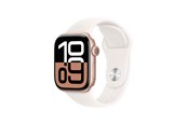 Pulsmätare & Stegräknare - Apple Watch Series 10 GPS + Cellular 42mm - Rose Gold Aluminium Case with Light Blush Sport Band - S/M - MWX93QN/A