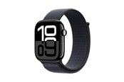 Pulsmätare & Stegräknare - Apple Watch Series 10 GPS + Cellular 46mm - Jet Black Aluminium Case with Ink Sport Loop - MWY53QN/A