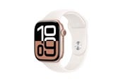 Pulsmätare & Stegräknare - Apple Watch Series 10 GPS + Cellular 46mm - Rose Gold Aluminium Case with Light Blush Sport Band - M/L - MWY73QN/A