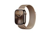 Pulsmätare & Stegräknare - Apple Watch Series 10 GPS + Cellular 42mm - Gold Titanium Case with Gold Milanese Loop - MX083QN/A