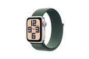Pulsmätare & Stegräknare - Apple Watch SE GPS 44mm - Starlight Aluminium Case with Lake Green Sport Loop - MXEW3QN/A