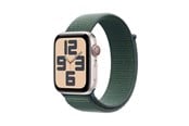 Pulsmätare & Stegräknare - Apple Watch SE GPS + Cellular 44mm - Starlight Aluminium Case with Lake Green Sport Loop - MXGV3QN/A